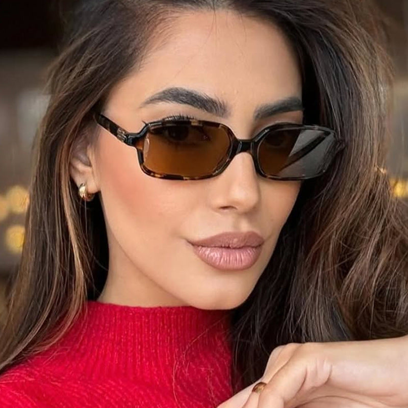 Rectangular Acetate Sunglasses