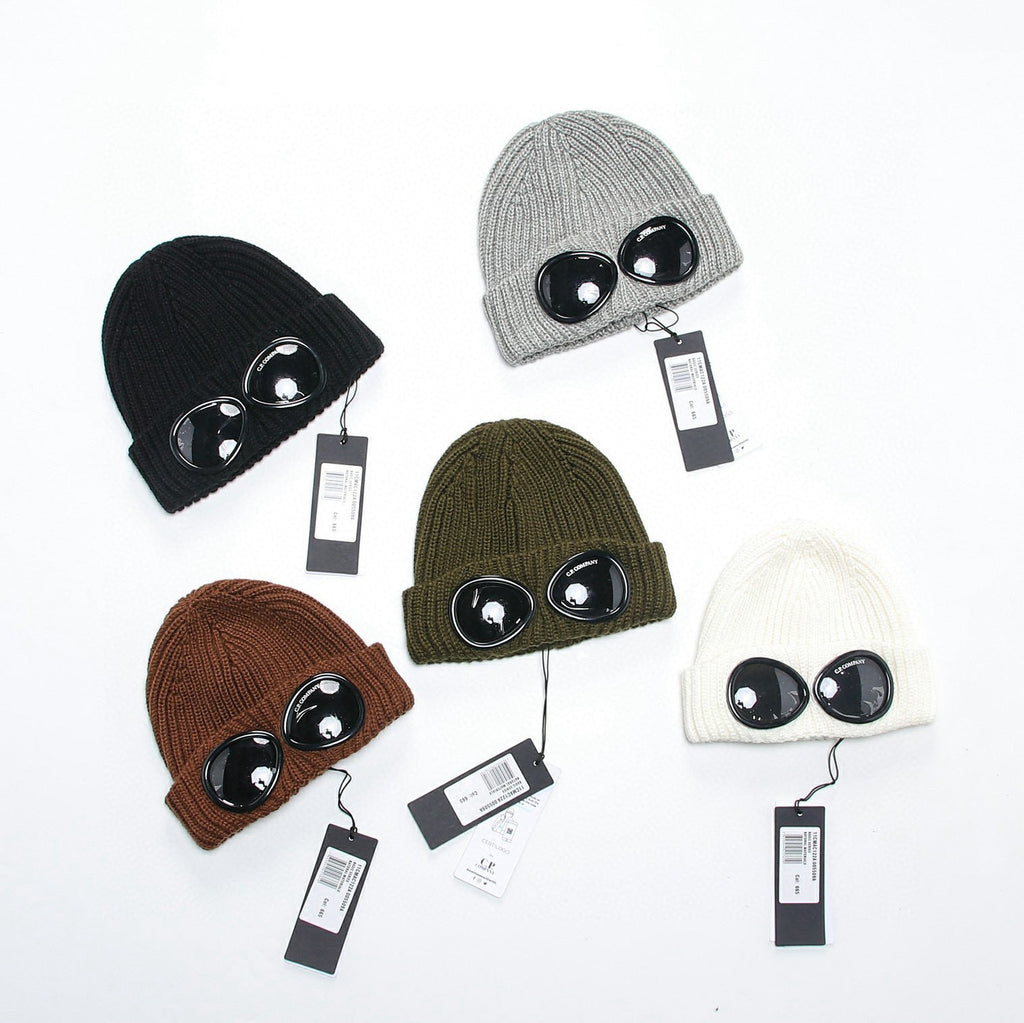 Beanie Hat with Integrated Goggles