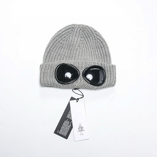 Beanie Hat with Integrated Goggles