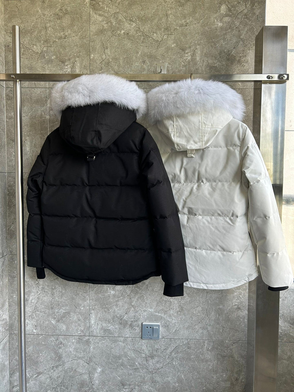 Fur-Hood Puffer Jacket