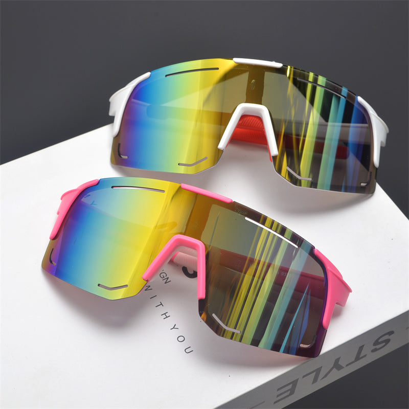 Oversized Shield Sports Sunglasses