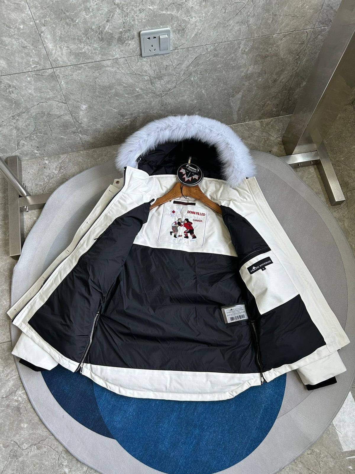 Fur-Hood Puffer Jacket