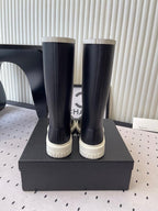 Viral Rubber Boots Black/White