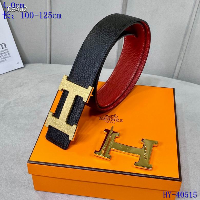 Iconic Reversible Leather Belt