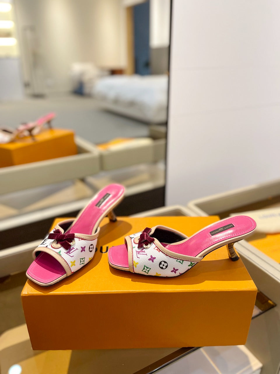 Kitten Heeled Sandals