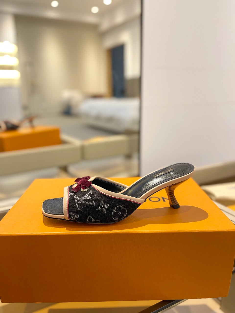 Kitten Heeled Sandals