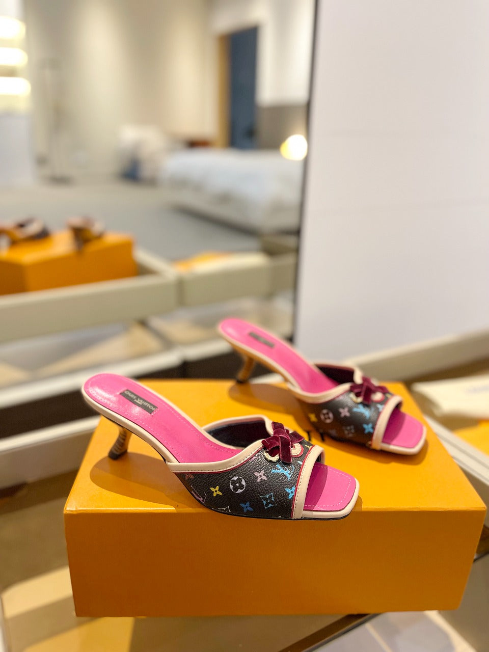 Kitten Heeled Sandals