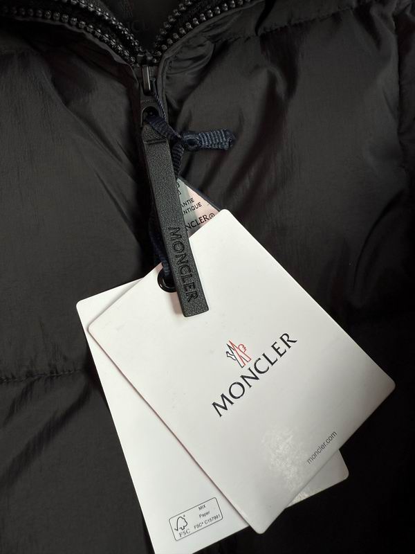Black Knitted Shawl Puffer