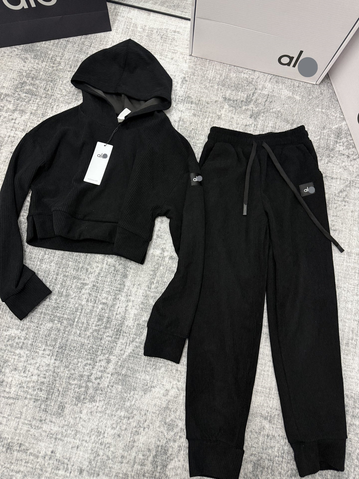 Corduroy Two-Piece Lounge Set