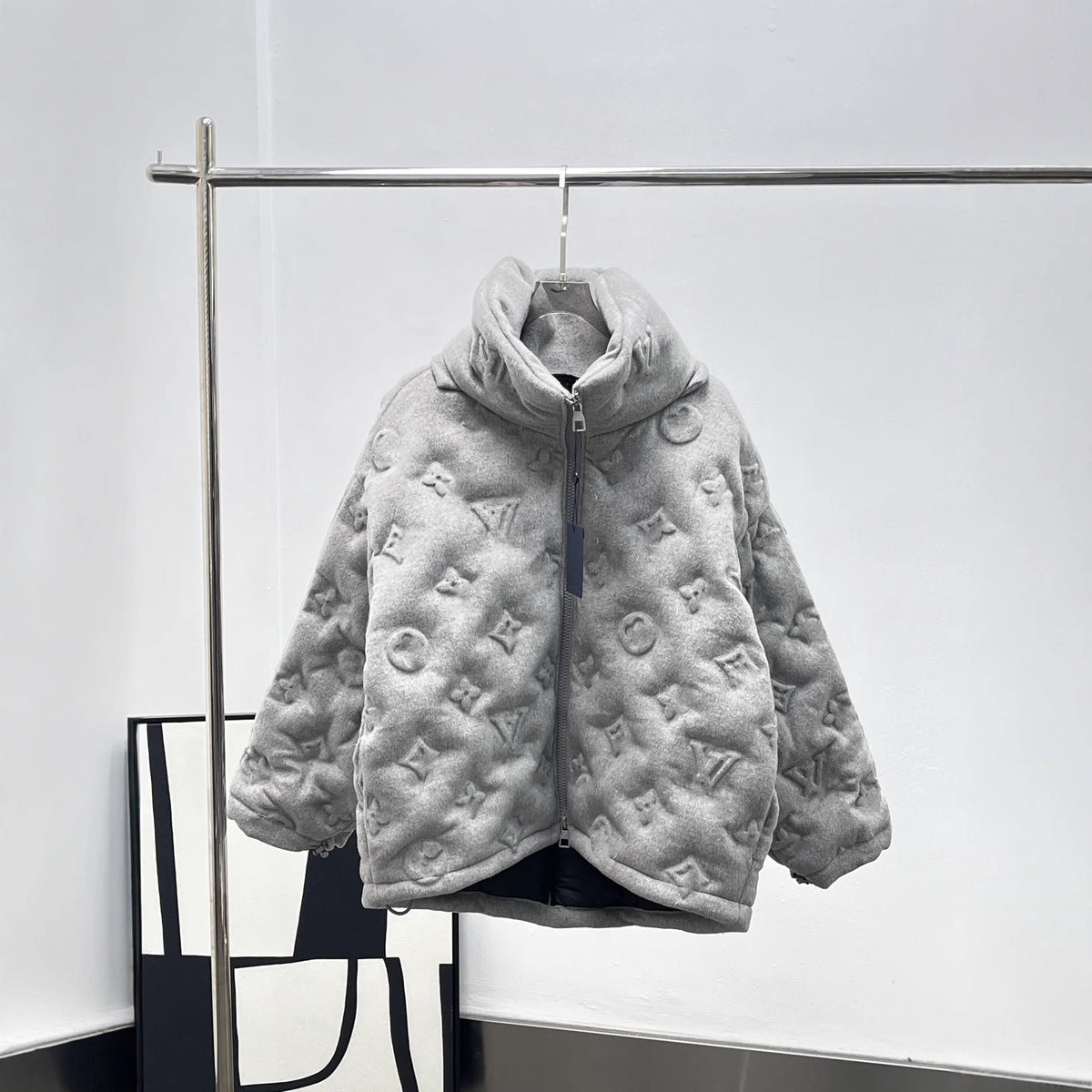 Textured Puffer Jacket