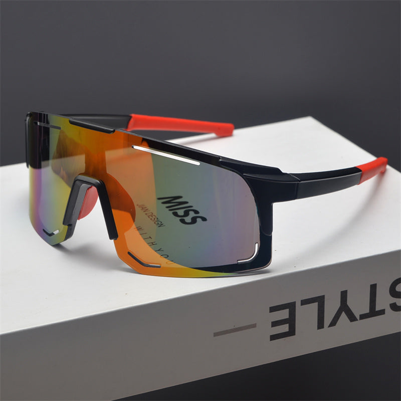 Oversized Shield Sports Sunglasses