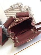 Classic Duma Leather Backpack – 21cm