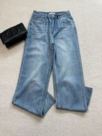Wide-Leg Denim Jeans MM