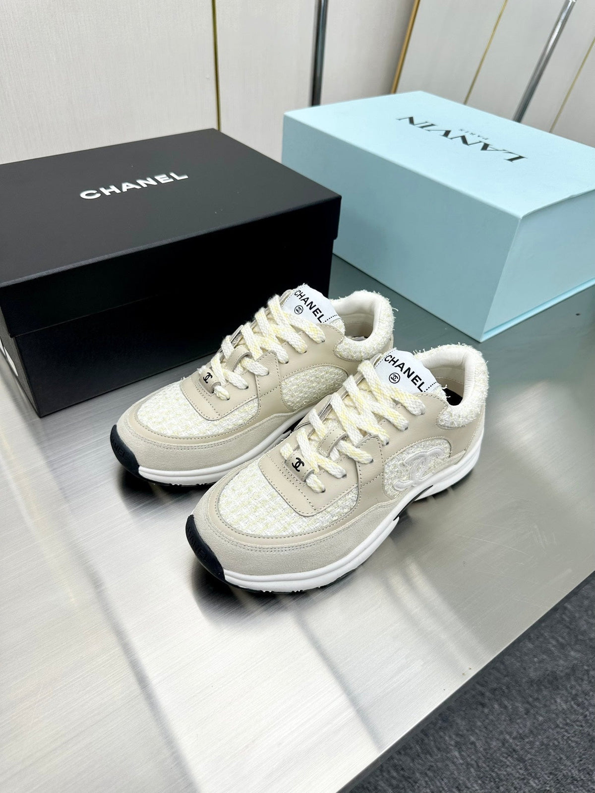 Luxury Embroidered Velvet Sneakers