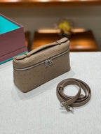 Loro Ostrich Leather Clutch 19