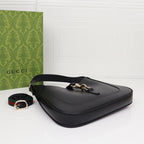 Small Shoulder Bag Black Leather