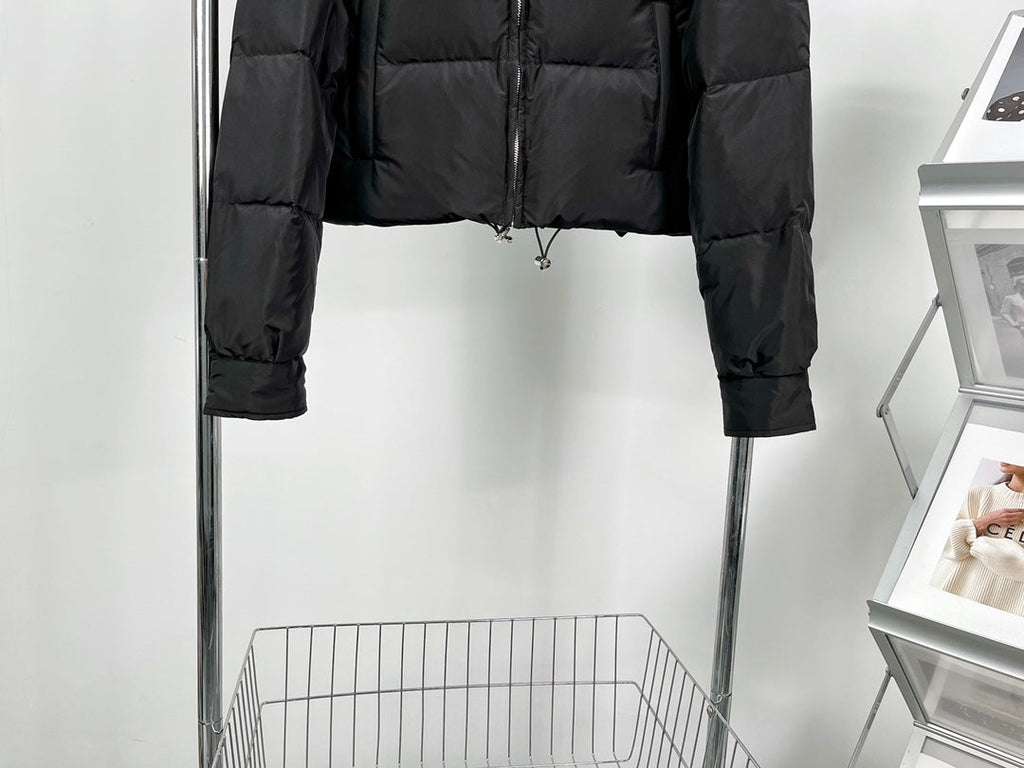 Short Black Down Jacket